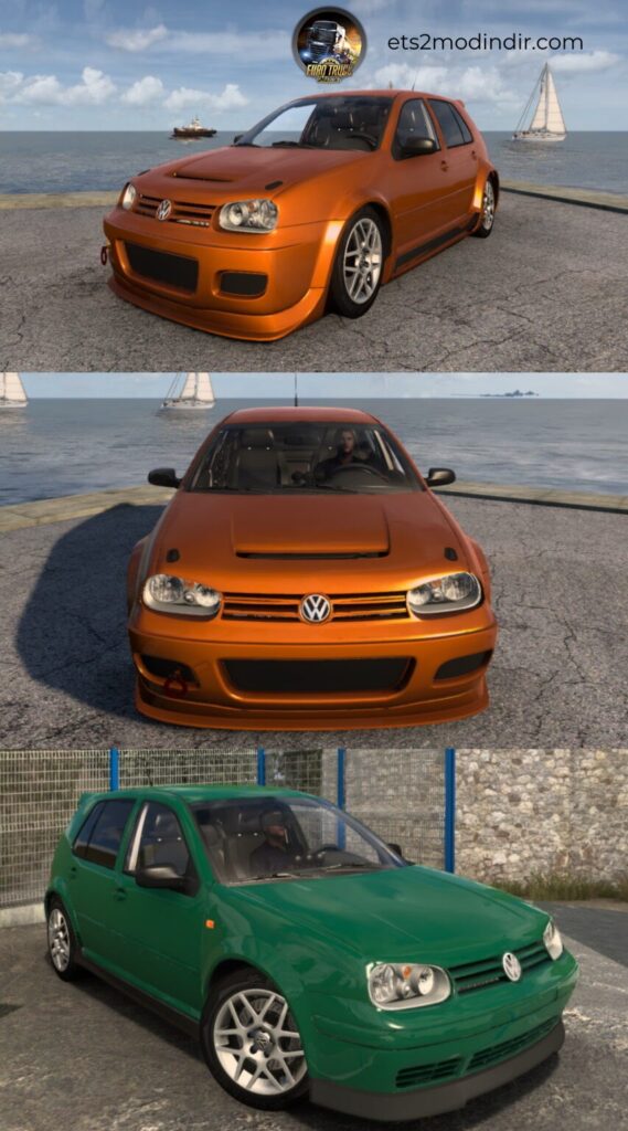 ETS 2 Volkswagen Golf 4 1.9 TDI 1.2 Araba Modu