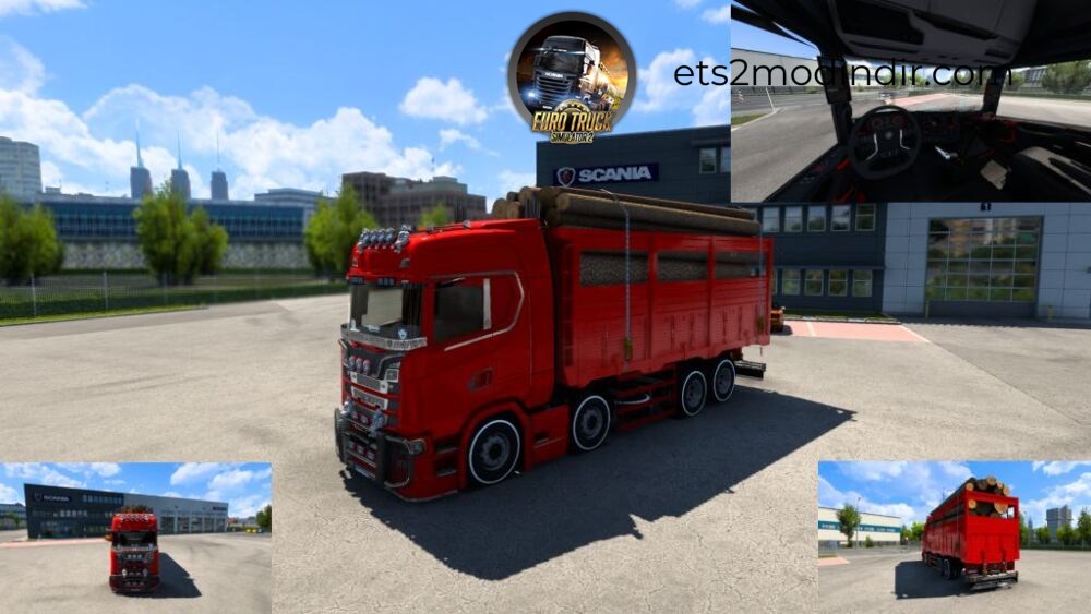 ETS 2 Scania S 8×2 (Kırkayak) Kamyon Modu