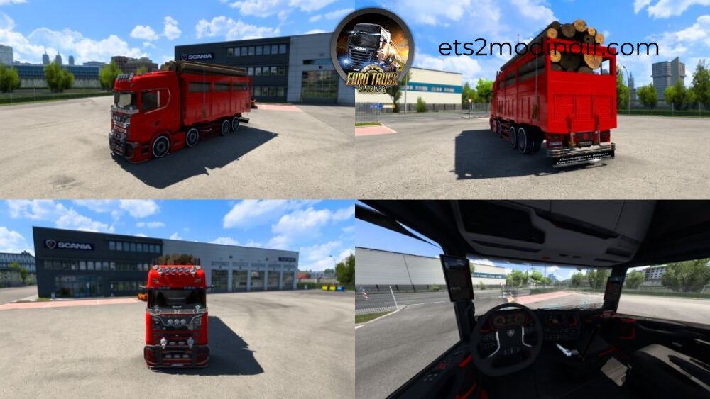 ETS 2 Scania S 8×2 (Kırkayak) Kamyon Modu