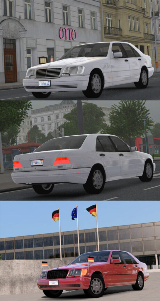 ETS 2 Mercedes-Benz W140 S-Serisi S600