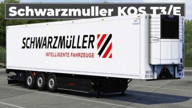 ETS 2 Schwarzmuller KOS T3/E v1.1 Dorse Modu