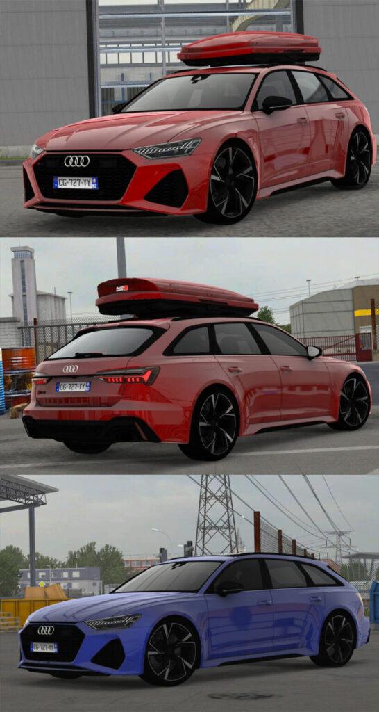 ETS 2 Audi RS6 Avant C8 2020 Araba Modu