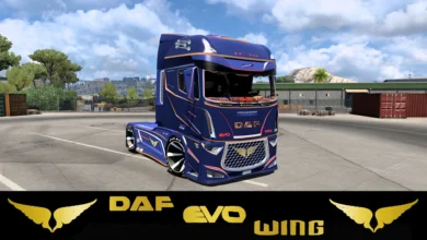 ETS 2 DAF EVO WING V12