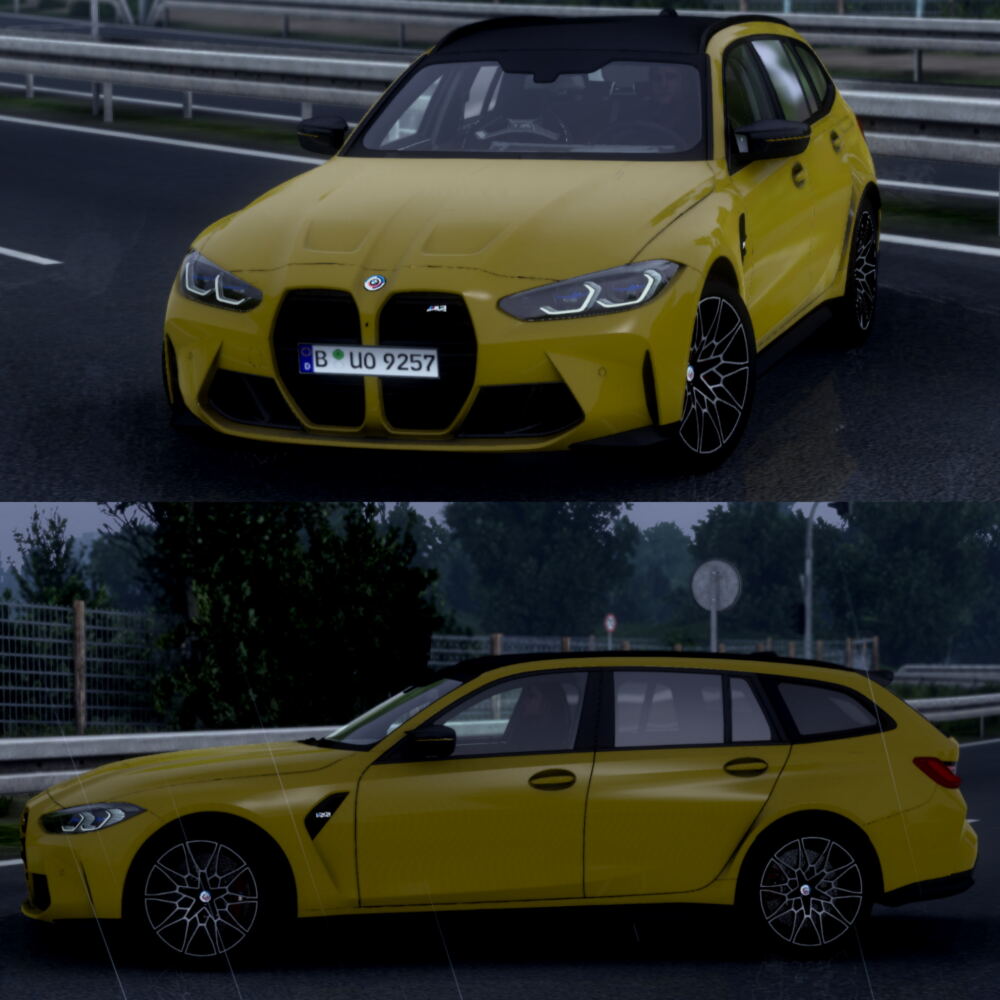 ETS 2 2023 BMW M3 G80 Touring 2.5 Araba Modu