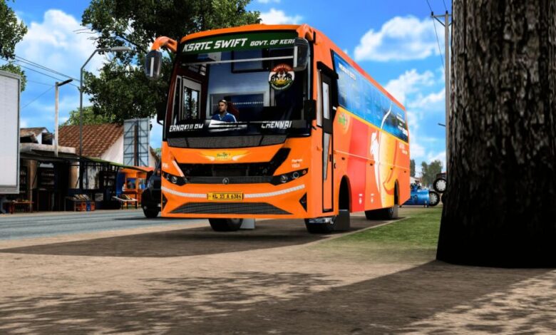 ETS 2 Indian KSRTC Swift Bus AC Seater Otobüs Modu