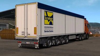 ETS 2 Kraker Walkingfloor Dorse