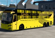 ETS 2 Volvo Celeste Sleeper Indian Bus Mod