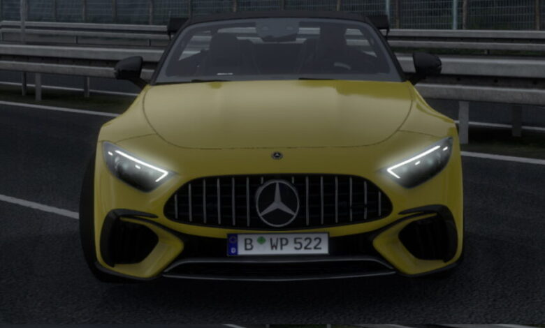 ETS 2 2023 Mercedes SL63 AMG 1.4 Araba Modu (v1.51.x)