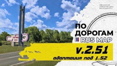 ETS 2 RusMap v.2.51 Modu İndir