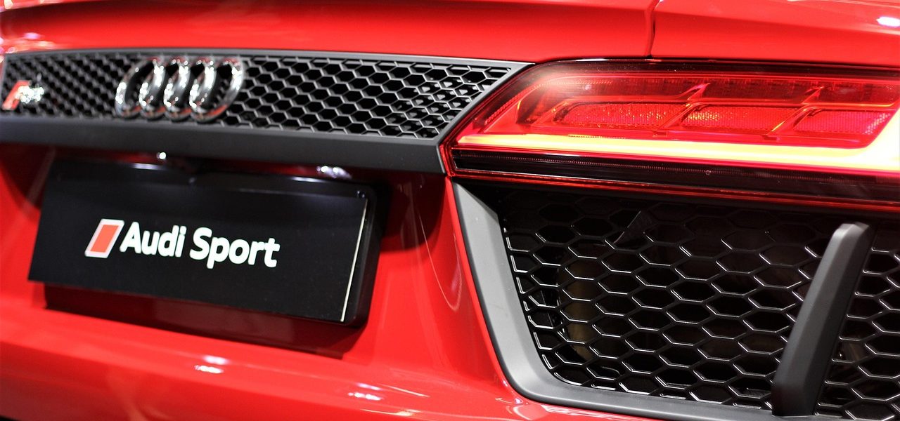 Illustration of Audi RS4 Luxury Performance Sports Car