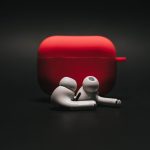 AirPods Pro 2 battery opened in teardown, showing new battery cell.AirPods Pro 2 battery opened in teardown, showing new batt